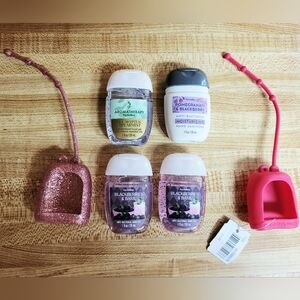 Bath & Body Works PocketBac Anti-bacterial Hand Gel Sanitizers with Holders